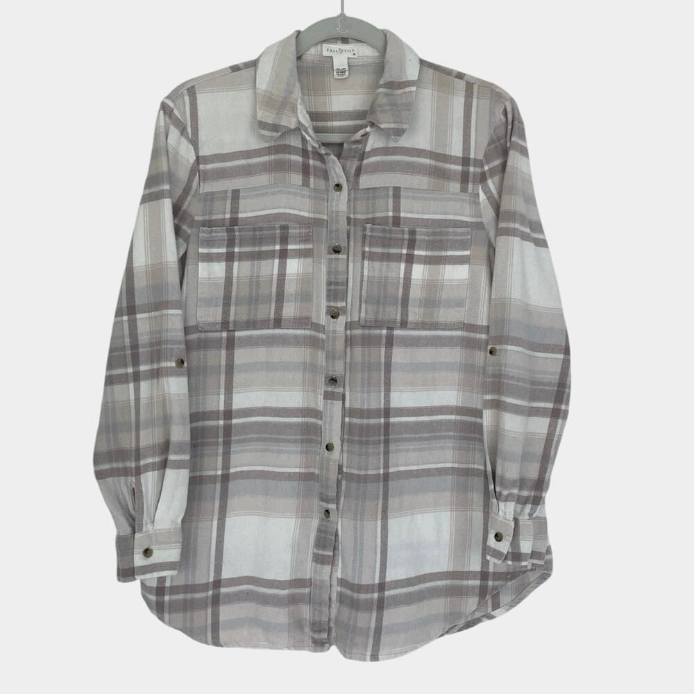 👛 3 for $15 Full Tilt Plaid Button Down Flannel Shirt